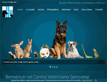 Tablet Screenshot of centroveterinariogenovese.it